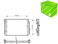 Chladič motora VODA AUDI A3 Q2 Q3 TT SEDADLO ATECA LEON LEON SC LEON Chladič motora VODA AUDI A3 Q2 Q3 TT SEDADLO ATECA LEON LEON SC LEON