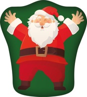 Vianočný vankúš v tvare Santa Clausa