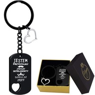 Kľúčenka s gravírovaním Boy's Day Black Heart Keychain Kľúčenka s gravírovaním Boy's Day Black Heart Keychain