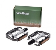 Wellgo hliníkový pedál na bicykel 2 ks ložiská odrazky Cr-Mo CNC 9/16 oska Wellgo hliníkový pedál na bicykel 2 ks ložiská odrazky Cr-Mo CNC 9/16 oska