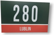 Plaketa štítok ADRESA Číslo domu HLINÍK Plaketa štítok ADRESA Číslo domu HLINÍK
