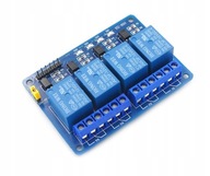 Relé 12V Arduino 10A Low lo modul 4-kanálový