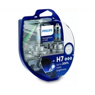 2x H7 PHILIPS ŽIAROVKY 12V 55W PX26d RACING VISION GT200 O 200% VIAC SVETLA