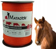 ORANŽOVÁ PLOTOVÁ PÁSKA PRE KONE 40mm x 200m pastier koní ORANŽOVÁ PLOTOVÁ PÁSKA PRE KONE 40mm x 200m pastier koní