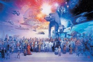 Plagát Star Wars Legacy Characters 91,5 x 61 cm