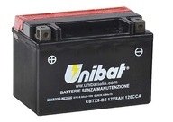 BATÉRIA UNIBAT CBTX9-BS YTX9 8Ah 120A BATÉRIA UNIBAT CBTX9-BS YTX9 8Ah 120A