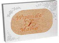 VYŠÍVANÝ UTERÁK PRE MAMIČKU 70x140 DARČEKOVÁ KRABIČKA VYŠÍVANÝ UTERÁK PRE MAMIČKU 70x140 DARČEKOVÁ KRABIČKA