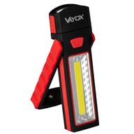 Dielenská baterka 120lm 2x Háčik Vayox Led bočná COB 3W predná 1W Dielenská baterka 120lm 2x Háčik Vayox Led bočná COB 3W predná 1W
