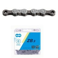 Reťaz na bicykel KMC Z8.3, strieborná, 114 článkov Reťaz na bicykel KMC Z8.3, strieborná, 114 článkov