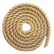 JUTOVÉ LANO, plachtarska krútená šnúra, 30 mm, 30 METROV JUTOVÉ LANO, plachtarska krútená šnúra, 30 mm, 30 METROV