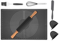 SILIKÓNOVÉ náčinie SET JACKBOARD VALEC Kefa Špachtľa Metla SILIKÓNOVÉ náčinie SET JACKBOARD VALEC Kefa Špachtľa Metla