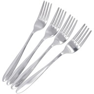 x2 Vidlička, vidličky, oceľový stolový príbor, 4 kusy
