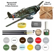 POŠLITE DARČEK MODEL Messerschmitt Bf 109 G-10 + Sada: farba, lak, lepidlo POŠLITE DARČEK MODEL Messerschmitt Bf 109 G-10 + Sada: farba, lak, lepidlo