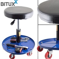 Workshop Stool Otočné modré kolesá BITUXX Workshop Stool Otočné modré kolesá BITUXX