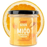 Medová smotana s pomarančom a zázvorom 375g Poľ Medová smotana s pomarančom a zázvorom 375g Poľ
