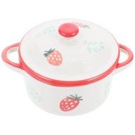 Korean Noodle Pot Japonská miska Ramen Keramické viečko Korean Noodle Pot Japonská miska Ramen Keramické viečko