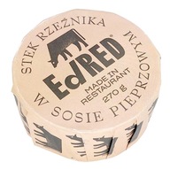MÄSIARSKÝ STEAK V PAPRIKOVEJ OMÁČKE zaváraný Ed Red MÄSIARSKÝ STEAK V PAPRIKOVEJ OMÁČKE zaváraný Ed Red