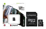 KINGSTON MICROSD PAMÄŤOVÁ KARTA 100MB 128GB CANVAS KINGSTON MICROSD PAMÄŤOVÁ KARTA 100MB 128GB CANVAS