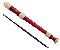 Ever Play HY-228 baroková plastová flauta, ČERVENÁ