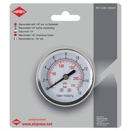 Manometer, 1/4, bar bar: 10bar, pre redukciu Manometer, 1/4, bar bar: 10bar, pre redukciu
