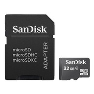 Pamäťová karta SanDisk 32GB microSDHC triedy 4 s adaptérom