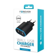 Forever nabíjačka TC-03 2xUSB 2,4A čierna