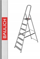 Jednostranný oceľový domový rebrík, 7 stupňov
