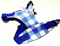 Postroj PELO-Pelki COTTON SUMMER modrý káro veľkosť 1 Postroj PELO-Pelki COTTON SUMMER modrý káro veľkosť 1