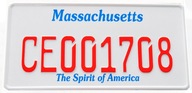 MASSACHUSETTS Americké poznávacie značky MASSACHUSETTS Americké poznávacie značky