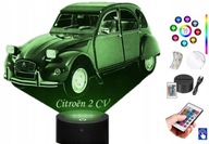 Stolná lampa Citroen 2 CV 16-farebná. LED PLEXIDO Stolná lampa Citroen 2 CV 16-farebná. LED PLEXIDO