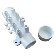 Kolektor pre 8 PVC trysiek vírivého vzduchu, 33,5 mm Kolektor pre 8 PVC trysiek vírivého vzduchu, 33,5 mm