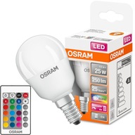 LED GUĽOVÁ žiarovka E14 4,5W = 25W OSRAM RGBW PILOT LED GUĽOVÁ žiarovka E14 4,5W = 25W OSRAM RGBW PILOT