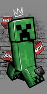 Minecraft Metro Art uterák šedý JF 70x140