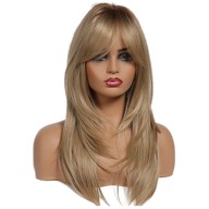 BLOND Parochňa, dlhé vlasy, PRÍRODNÁ ofina BLOND Parochňa, dlhé vlasy, PRÍRODNÁ ofina