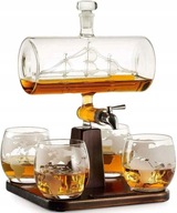 Whisky set CARAFE SHIP 4 Glass Cubes