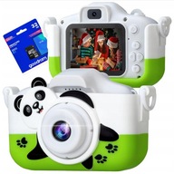 DIGITÁLNA FOTOAPARÁT PRE DETI PANDA LEASH + 32 GB KARTA + 5 HER DIGITÁLNA FOTOAPARÁT PRE DETI PANDA LEASH + 32 GB KARTA + 5 HER