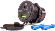AUTO ZÁSUVKA USB-C NABÍJAČKA USB VOLTMETER AUTO ZÁSUVKA USB-C NABÍJAČKA USB VOLTMETER