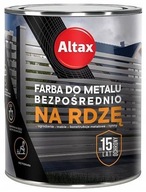 Farba na kov na hrdzu, 0,75L, Altax Polomatná šedá