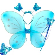 Krídla VÍLA BOTTERFLY zdobené kostýmom Glitter Wings