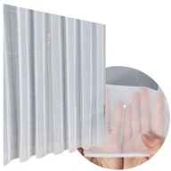 PRIPRAVENÁ ZÁCLONA, BIELY VOÁL S NOČNÍKMI NA PÁSKE S Olovenou ŽABOU 250x150 PRIPRAVENÁ ZÁCLONA, BIELY VOÁL S NOČNÍKMI NA PÁSKE S Olovenou ŽABOU 250x150