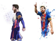 Potlač futbalového futbalu Messi z cukrovej pasty Potlač futbalového futbalu Messi z cukrovej pasty
