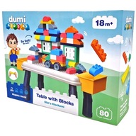 DUMEL SOFT BLOCKS DUMI BLOCKS Stôl s blokmi DUMEL SOFT BLOCKS DUMI BLOCKS Stôl s blokmi