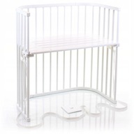 Detská postieľka Babybay Boxspring Nočná biela Detská postieľka Babybay Boxspring Nočná biela