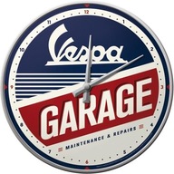 Nástenné hodiny Vespa Garage