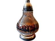 SVIEČKOVÉ SVIEČKY, LAMPY, LAMPY NA HROB, MOZAIKA KARAFA, ZLATÁ + VLOŽKA SVIEČKOVÉ SVIEČKY, LAMPY, LAMPY NA HROB, MOZAIKA KARAFA, ZLATÁ + VLOŽKA