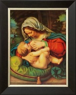 OBRAZ 49x39 RÁM MATKA BOŽIA KRMENIE POMSTA OBRAZ 49x39 RÁM MATKA BOŽIA KRMENIE POMSTA