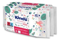 Kindii Sensitive čistiace obrúsky pre bábätká 3 x 60 ks. Kindii Sensitive čistiace obrúsky pre bábätká 3 x 60 ks.