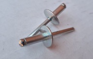 Nity Montážne nity Oceľový 6,4x15 golier do 19mm Nity Montážne nity Oceľový 6,4x15 golier do 19mm