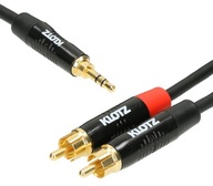 JACK 3,5 - 2X RCA KÁBEL 6m AUDIO KLOTZ JACK 3,5 - 2X RCA KÁBEL 6m AUDIO KLOTZ