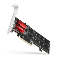 PCEM2-ND PCIe x 8 radič, 2x M.2 NVMe slot podpora M-key RAID dosky